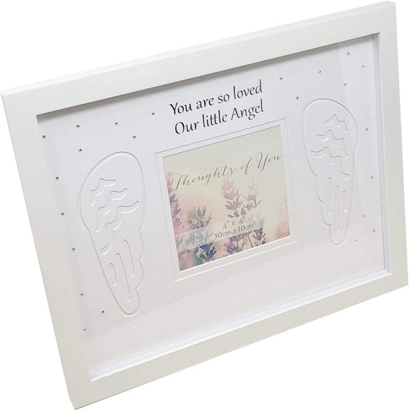 Widdop Thick frame with "Our Little Angel" lettering