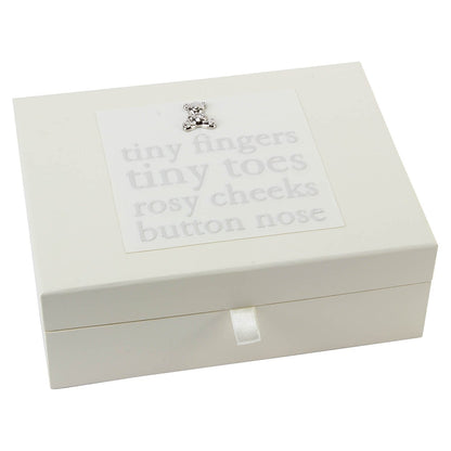 Bambino Baby Keepsake Box with Drawers (CG378) - hanrattycraftsgifts.co.uk