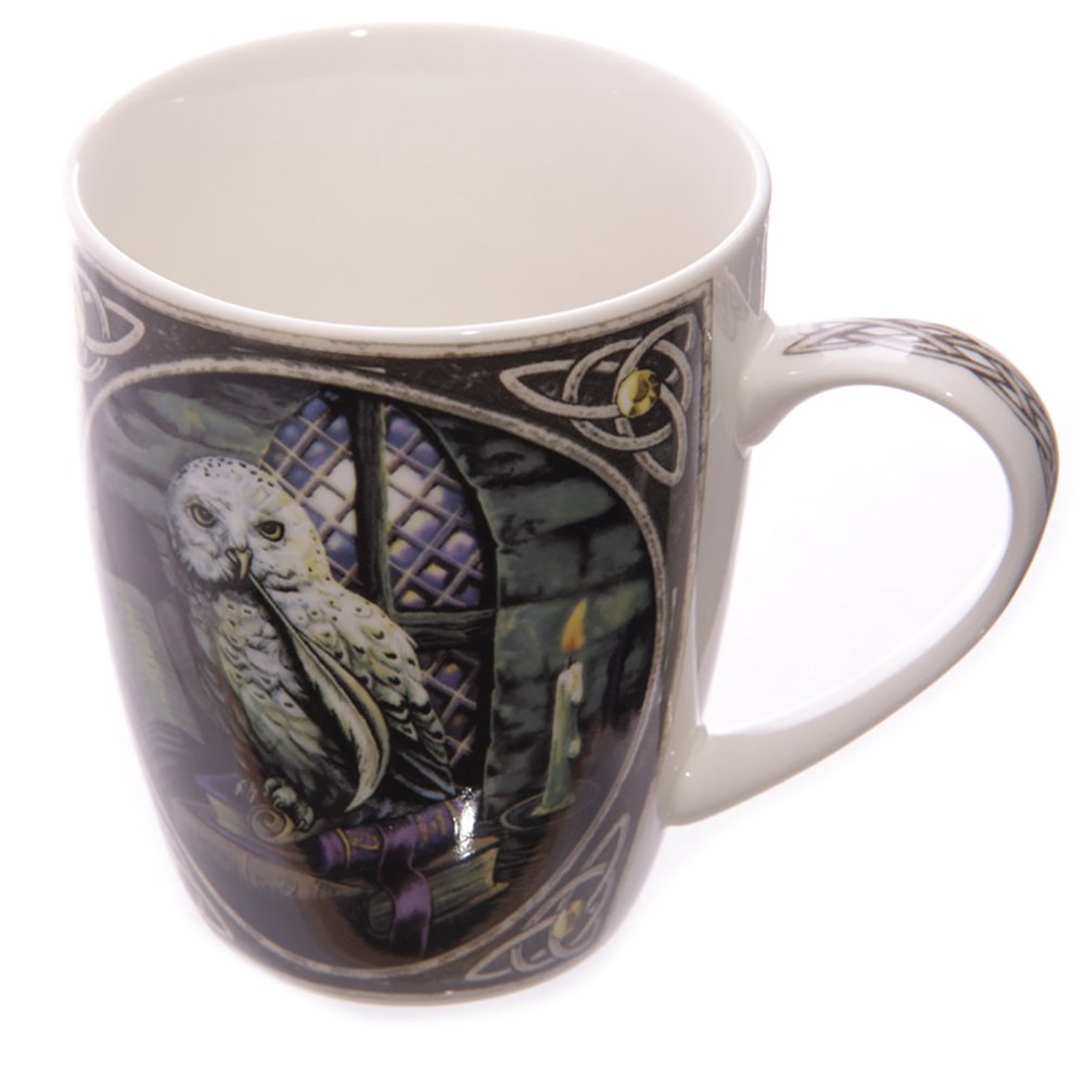 Lisa Parker Puckator Owl design - bone china mug in presentation box - hanrattycraftsgifts.co.uk