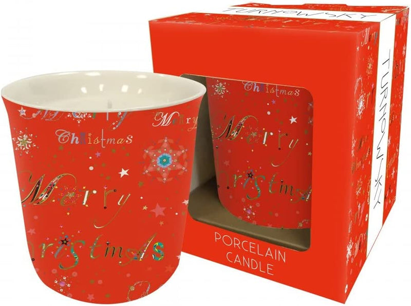 Magical Christmas Turnowsky Christmas Porcelain Candle in Box