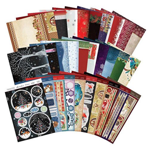 Contemporary Christmas Luxury Card Collection - Hunkydory Crafts - hanrattycraftsgifts.co.uk