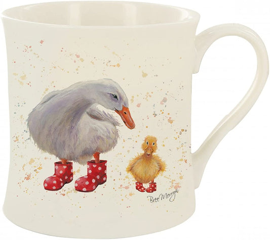 Bree Merryn Fine Bone China Duck and Chick in Box Tea/Coffee Mug 8.5 x 8