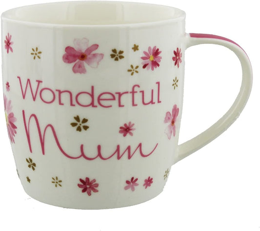 Wonderful Mum Ceramic Birthday Mug Juliana Collection