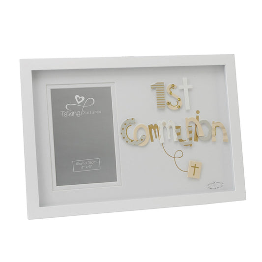 Talking Pictures More Than Words 3D Frame 'Communion' - hanrattycraftsgifts.co.uk