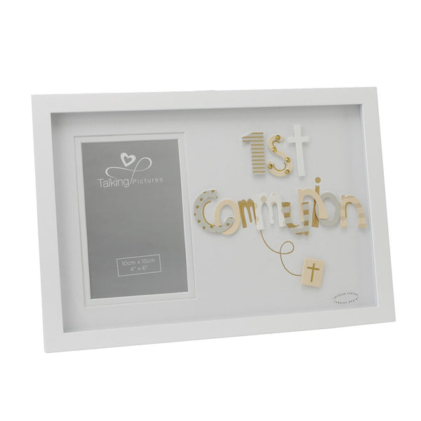 Talking Pictures More Than Words 3D Frame 'Communion' - hanrattycraftsgifts.co.uk