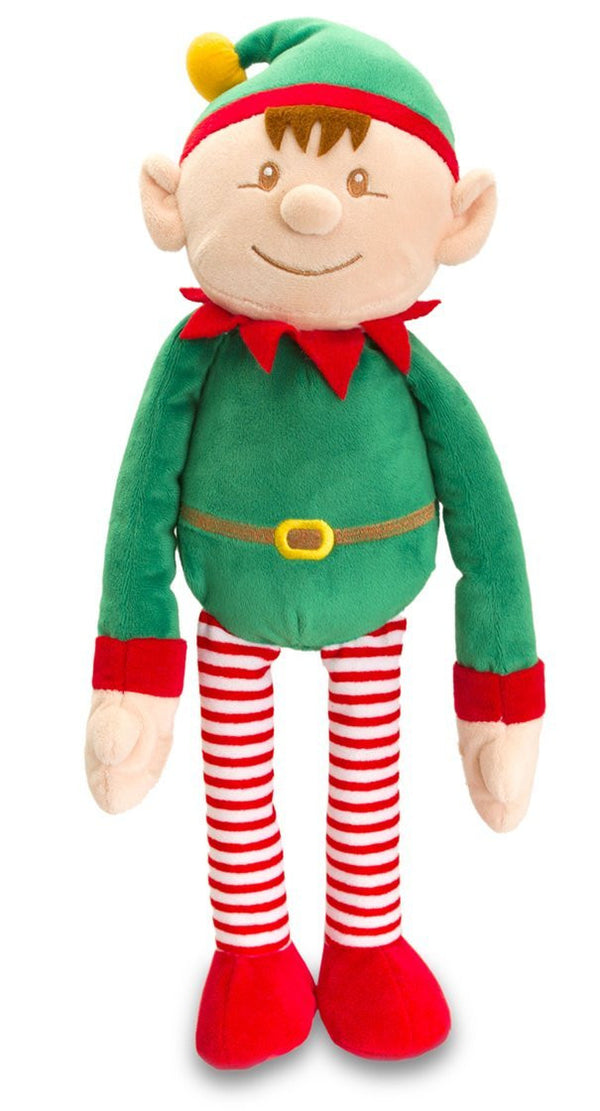 Veka Classic Collection Christmas ELF with Dangly Legs by Keel Toys - large ELF - hanrattycraftsgifts.co.uk