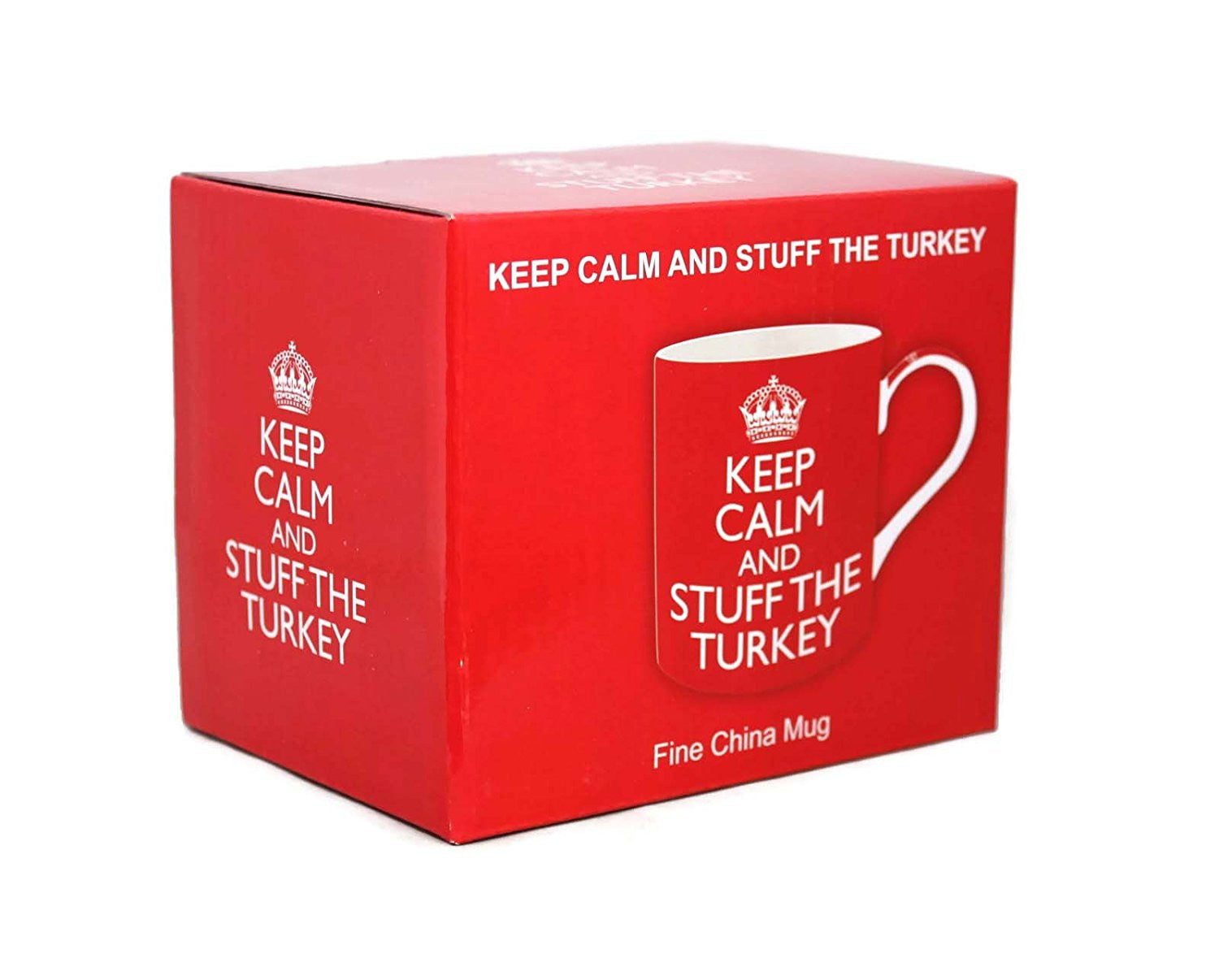 Keep Calm And Stuff The Turkey Fine China Mug - hanrattycraftsgifts.co.uk
