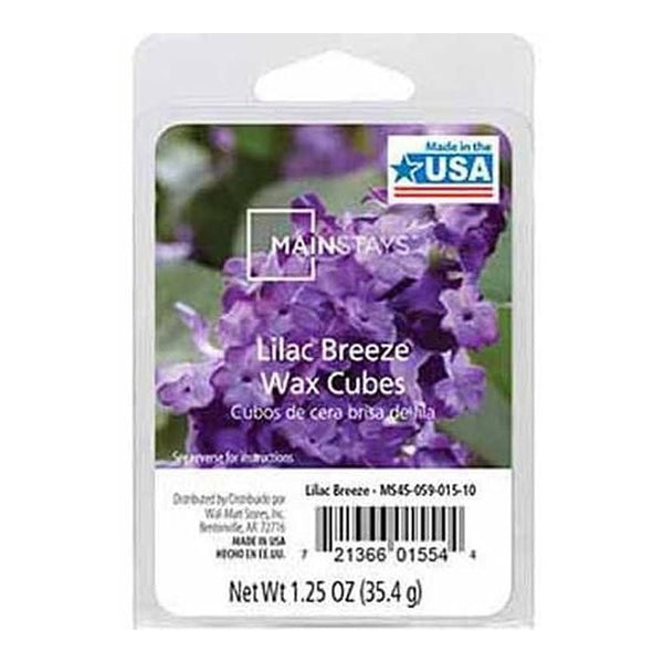 Mainstays Lilac Breeze Scented Wax Cube Melts MS14-059-015-14 - hanrattycraftsgifts.co.uk