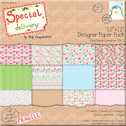 Special Delivery - 12x12 Paper Pack - Helz Cuppleditch - hanrattycraftsgifts.co.uk