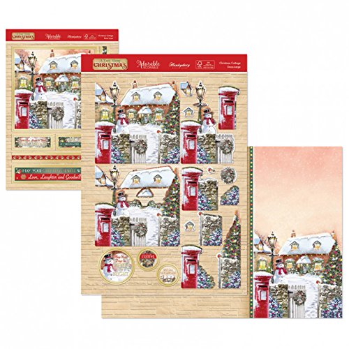 Hunkydory A Very Merry Christmas - Christmas Cottage Deco-Large Set - hanrattycraftsgifts.co.uk