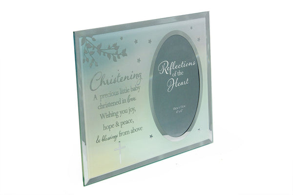 Christening Sentiment - A Precious Little Baby photo frame gift - hanrattycraftsgifts.co.uk