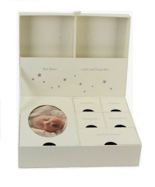 Bambino Baby Keepsake Box with Drawers (CG378) - hanrattycraftsgifts.co.uk