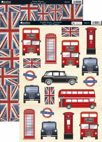 Kanban Transport Printed Foiled Kit - hanrattycraftsgifts.co.uk