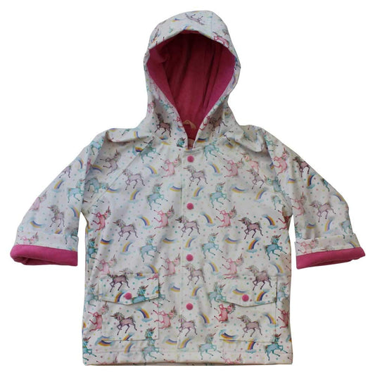 Powell Craft Unicorn Print Raincoat - hanrattycraftsgifts.co.uk