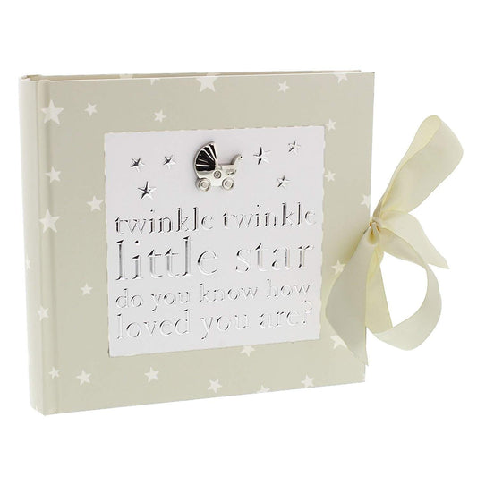 Bambino by Juliana - Twinkle Twinkle Photo Album - 4" x 6" - hanrattycraftsgifts.co.uk