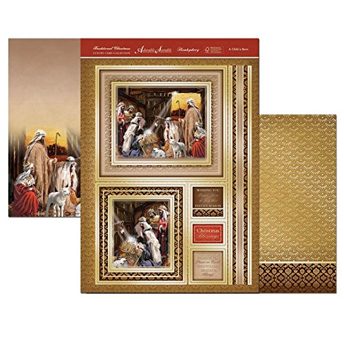hunkydory adorable scorable traditional christmas a child is born - hanrattycraftsgifts.co.uk