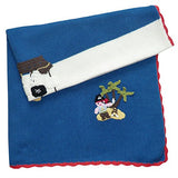 pirate knitted cot size blanket - hanrattycraftsgifts.co.uk