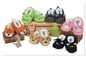 Childrens Animal Snoozies Soft Sherpa Fleece Fluffy Slippers - hanrattycraftsgifts.co.uk