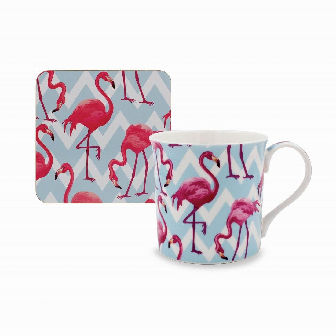 Lesser & Pavey Mug &Coaster, Mulitcoloured, One Size - hanrattycraftsgifts.co.uk