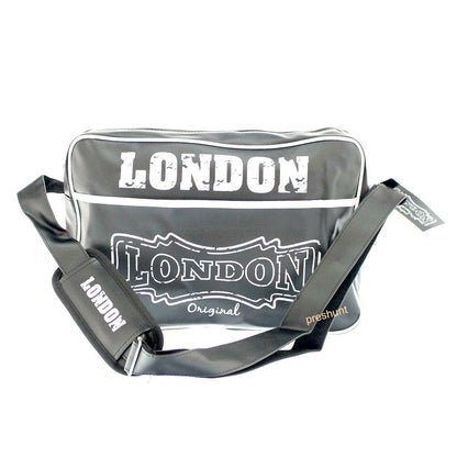 London Messenger Bag - Matt Black - hanrattycraftsgifts.co.uk