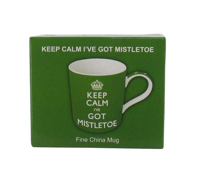 Keep Calm, I've Got Mistletoe' Mug- Christmas Mug (G956) Christmas Gift By Gifts For The Present - hanrattycraftsgifts.co.uk