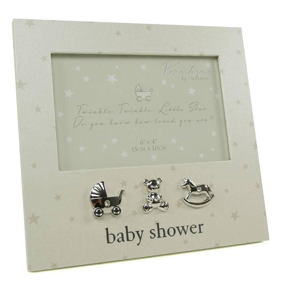 Baby Shower 6" x 4" photo frame Bambino Range by Juliana - hanrattycraftsgifts.co.uk