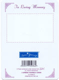 In Loving Memory - Of a Dear Friend - Grave/Graveside Memorial Card - hanrattycraftsgifts.co.uk