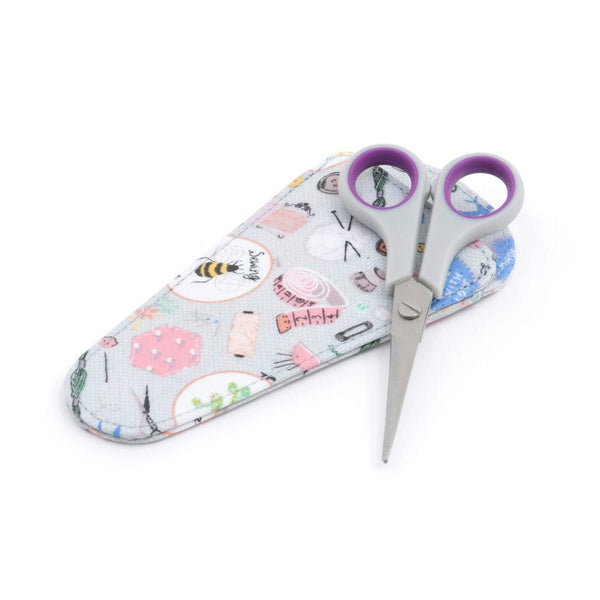 Hobby Gift 'Homemade' 5.5 Inch Scissors and Case - hanrattycraftsgifts.co.uk
