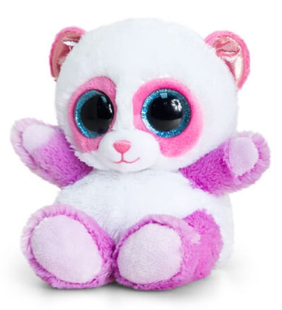 Keel Toys 15cm Animotsu Pink & Lilac Panda - hanrattycraftsgifts.co.uk