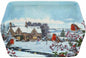McNeil Blue Christmas Robins Snack Tray
