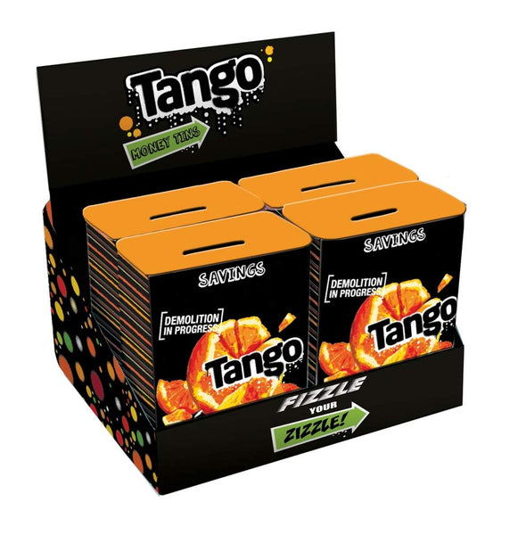 EastWest Tango Orange Money Tin one - hanrattycraftsgifts.co.uk