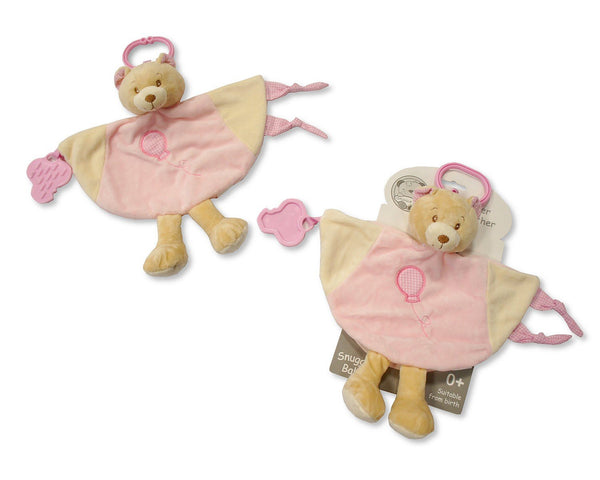 Baby Teething Comforter Blanket Soft Toy Gift - hanrattycraftsgifts.co.uk