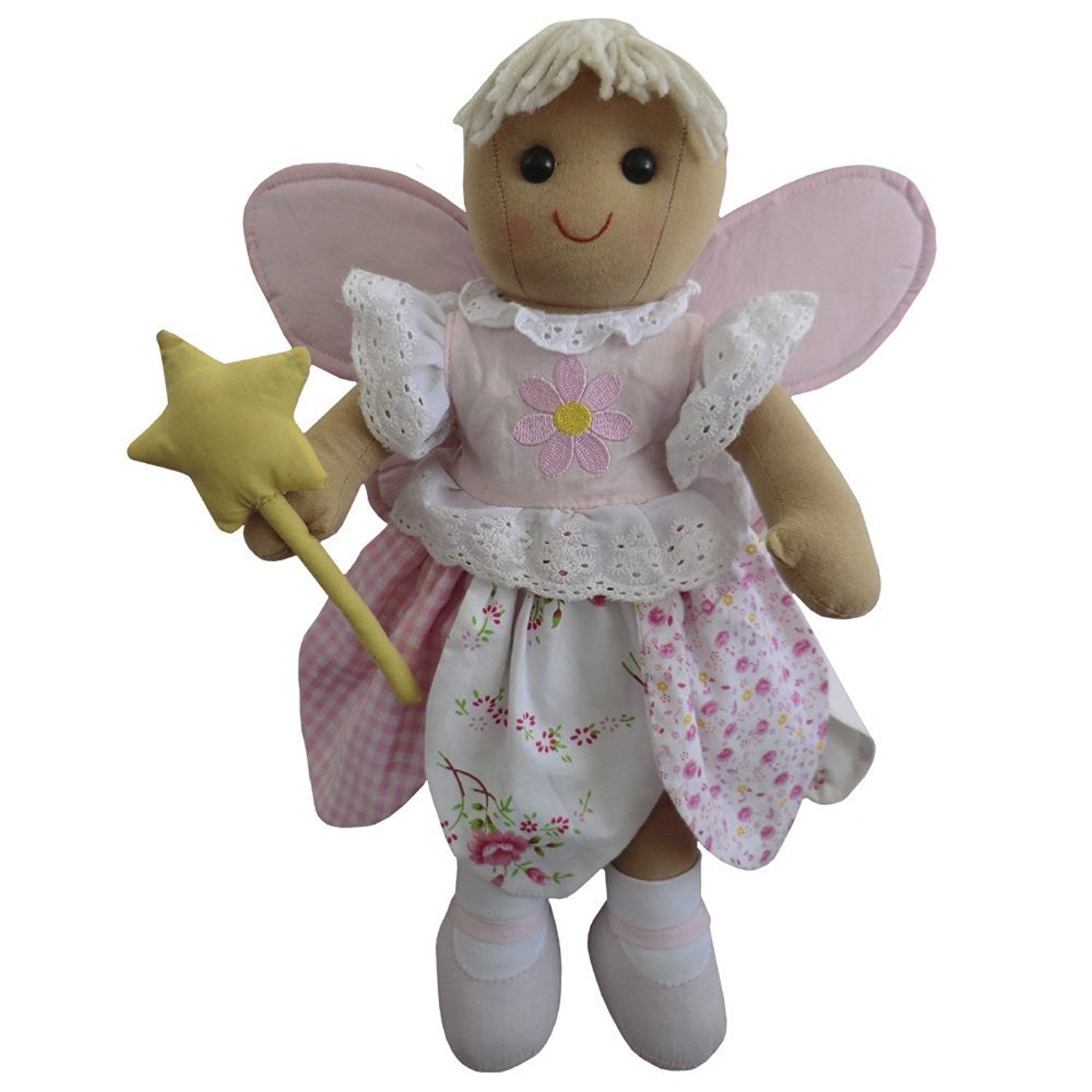 fairy rag doll 19cm - hanrattycraftsgifts.co.uk