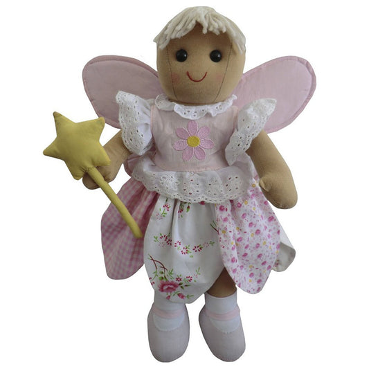 fairy rag doll 19cm - hanrattycraftsgifts.co.uk