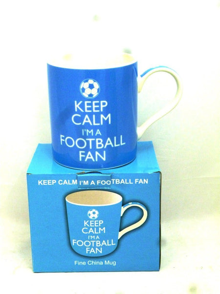 Keep Calm I'm A Football Fan (light blue) - hanrattycraftsgifts.co.uk