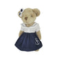 handmade sailor girl bear medium with anchor on dress - hanrattycraftsgifts.co.uk