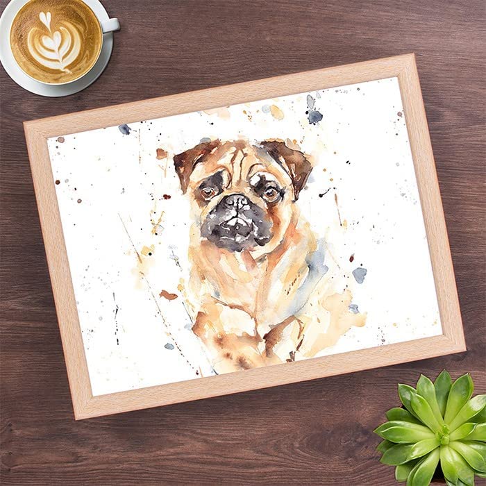 Mans Best  friend Pug Lap tray