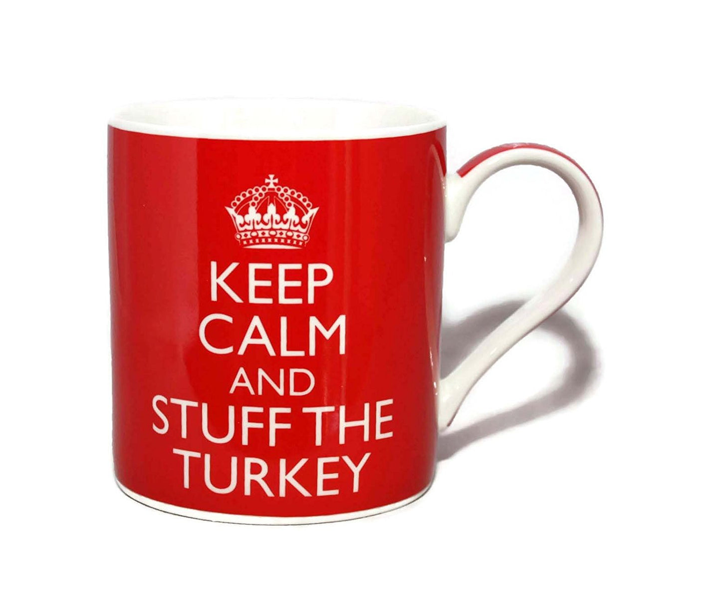 Keep Calm And Stuff The Turkey Fine China Mug - hanrattycraftsgifts.co.uk