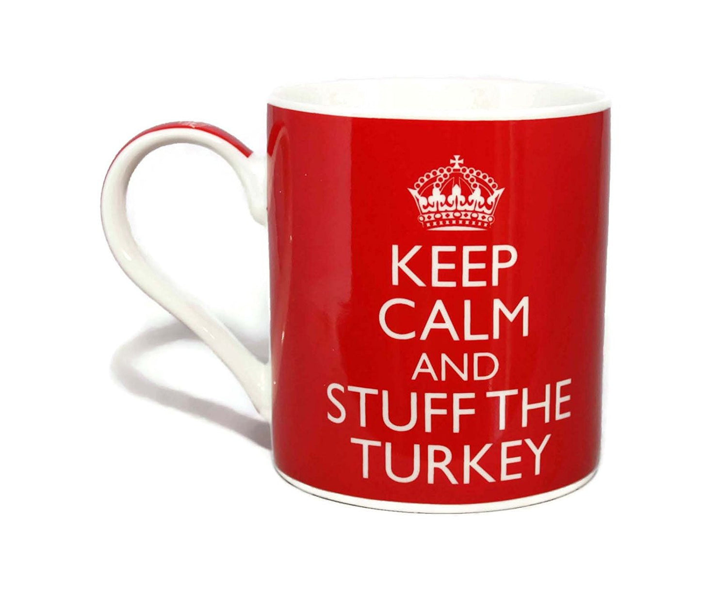 Keep Calm And Stuff The Turkey Fine China Mug - hanrattycraftsgifts.co.uk