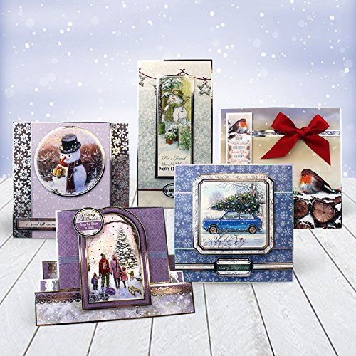 Hunkydory White Christmas Luxury Topper & Card Collection - hanrattycraftsgifts.co.uk
