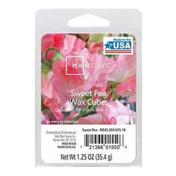 Mainstays Home Fragrance Sweet Pea Wax Cubes - hanrattycraftsgifts.co.uk