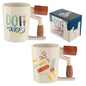 Paint Roller Shaped Handle Ceramic Mug - hanrattycraftsgifts.co.uk