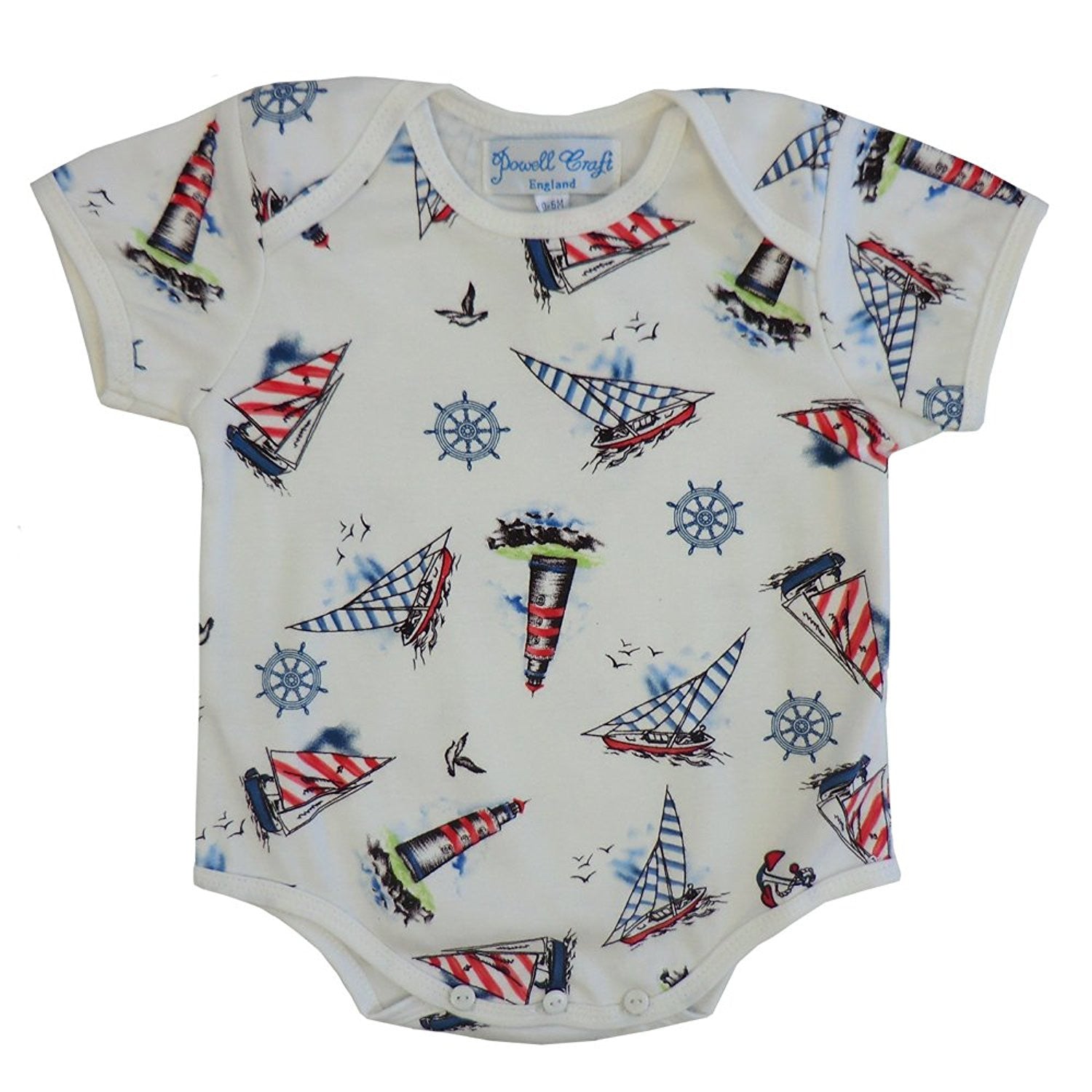 nautical baby grow 0 - 6 months - hanrattycraftsgifts.co.uk