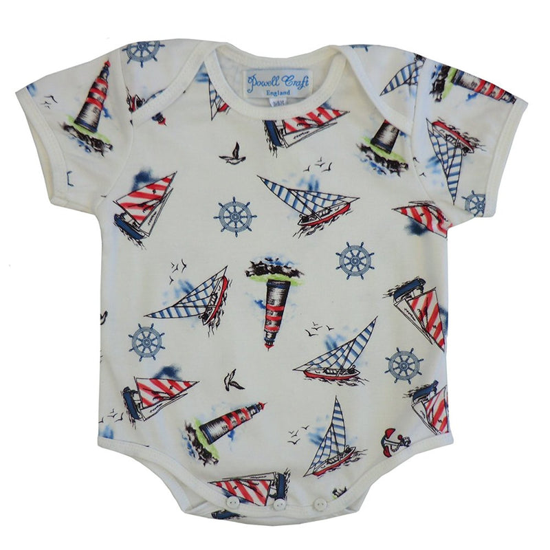 nautical baby grow 0 - 6 months - hanrattycraftsgifts.co.uk