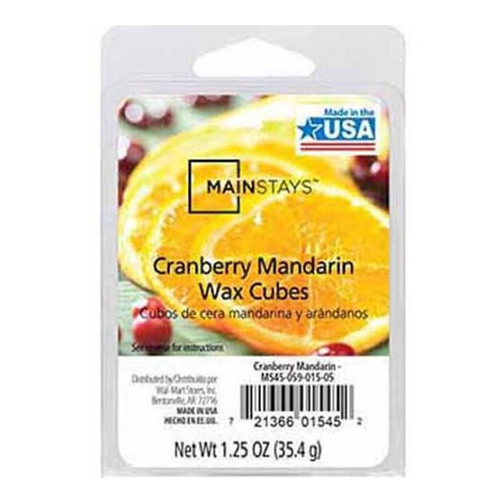 Mainstays Cranberry Mandarin Scented Wax Cube Melts MS14-059-015-04 - hanrattycraftsgifts.co.uk