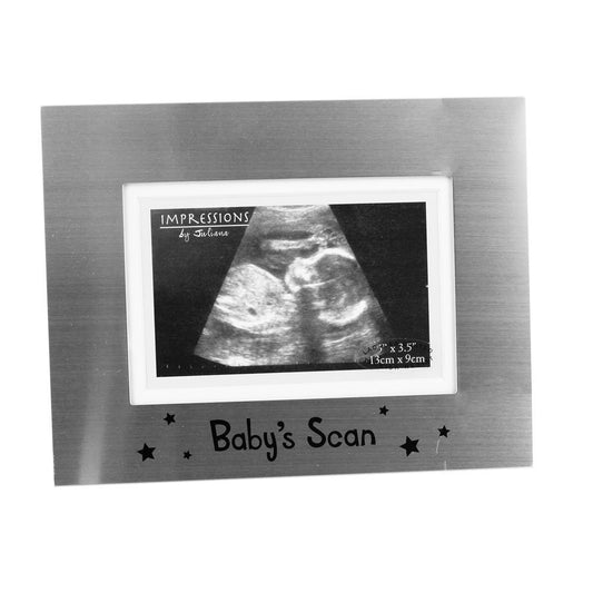 Juliana Aluminium Baby Scan frame 5 x 3.5 - hanrattycraftsgifts.co.uk