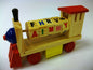 Wooden letters train - RED - hanrattycraftsgifts.co.uk