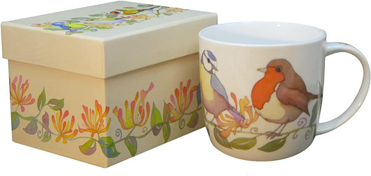 Garden Birds Bone China Mug with Gift Box 350ml