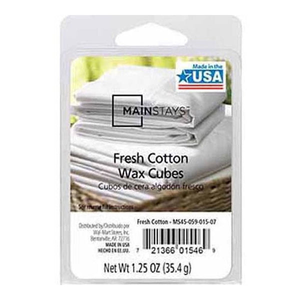 Mainstays Fresh Cotton Scented Wax Cube Melts MS14-059-015-08 - hanrattycraftsgifts.co.uk
