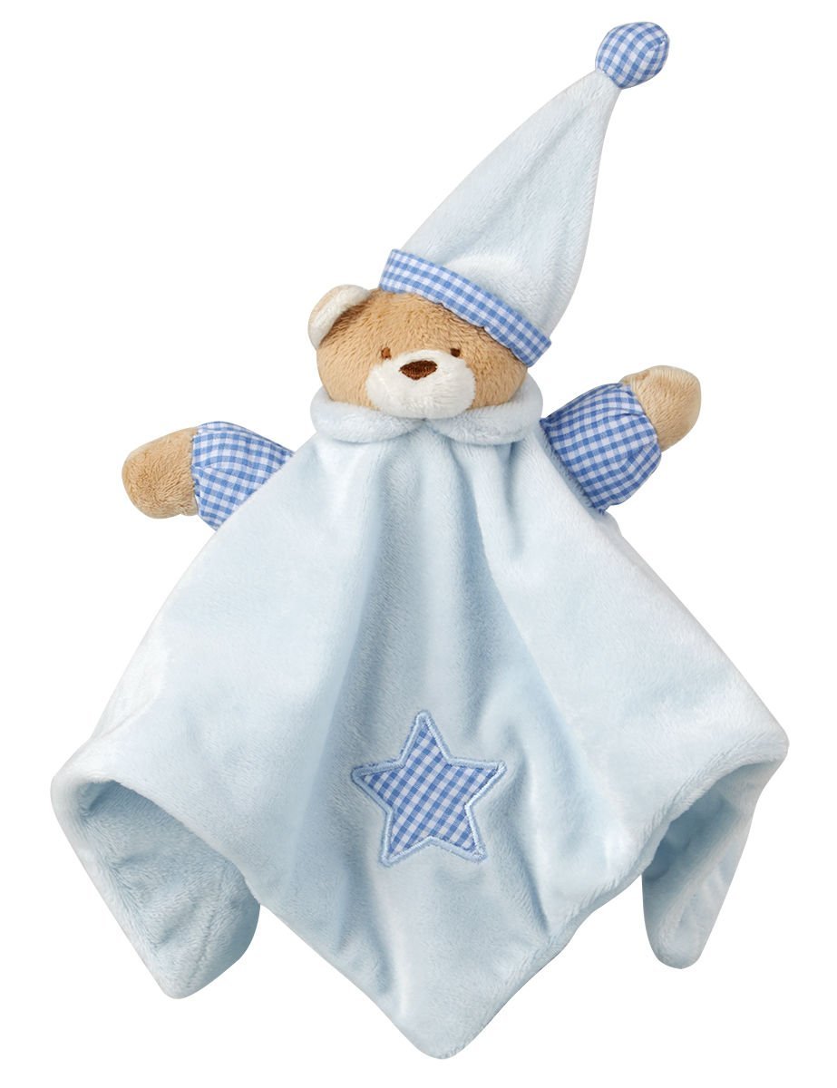 Baby Town Super Soft Newborn Baby Plush Comforter Teddy Bear Snuggle Features Puppet Blanket - hanrattycraftsgifts.co.uk
